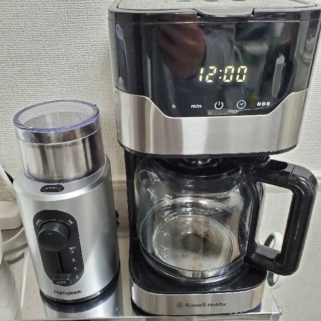 調理家電コーヒーメーカー　&　コーヒーミル セット　珈琲　Russell Hobbs