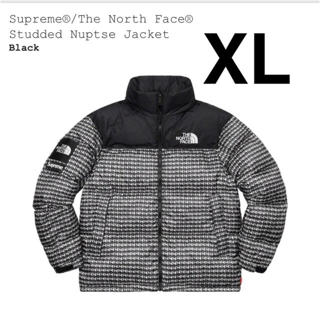 The North Face Studded Nuptse Jacket(黒)