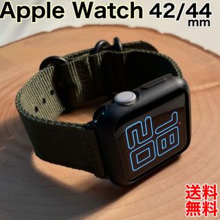 アップルウォッチ(Apple Watch)のアップルウォッチ　NATO ベルト バンド ストラップ 42/44(金属ベルト)