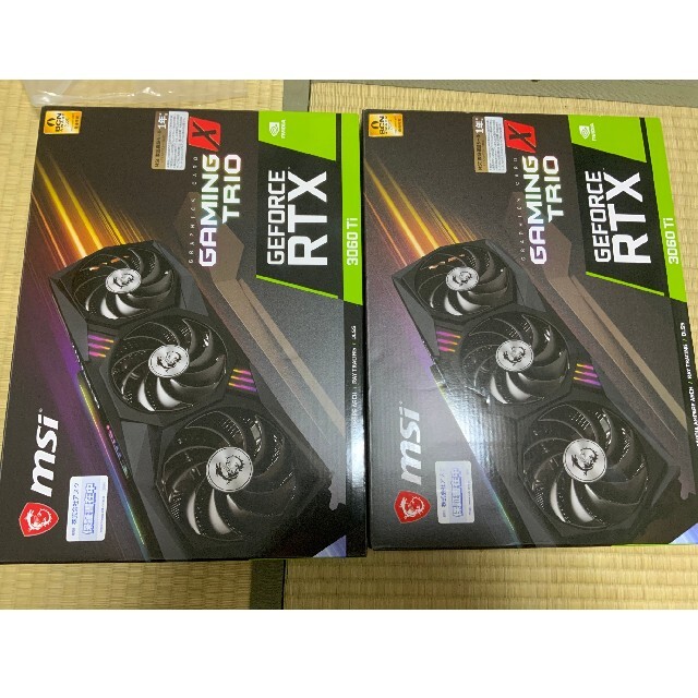 新品 GeForce RTX 3060 Ti GAMING X TRIO 2点