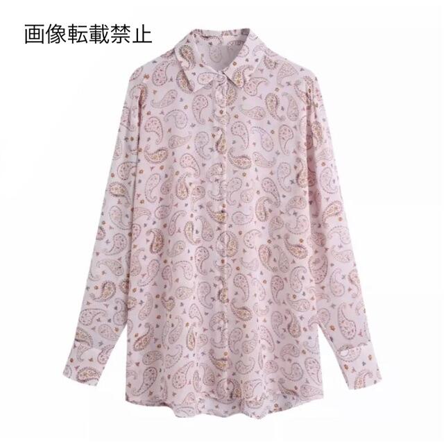 ZARA(ザラ)の🌷春新作🌷3919◆ペイズリー 柄 シャツ ブラウス レディースのトップス(シャツ/ブラウス(長袖/七分))の商品写真