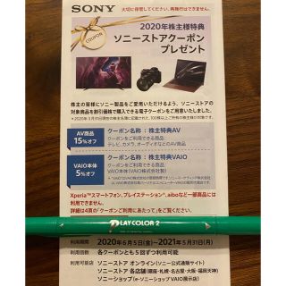 ソニー(SONY)のcocoTen様専用ソニー株主優待券(ショッピング)