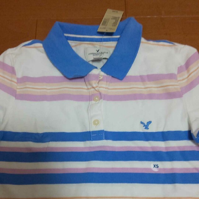 American Eagle(アメリカンイーグル)のアメリカンイーグル半袖ポロシャツXSレディース レディースのトップス(ポロシャツ)の商品写真
