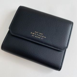 スマイソン(Smythson)の専用ページ【新品】スマイソン バークレー ミニ財布 三つ折り財布 ブラック(折り財布)