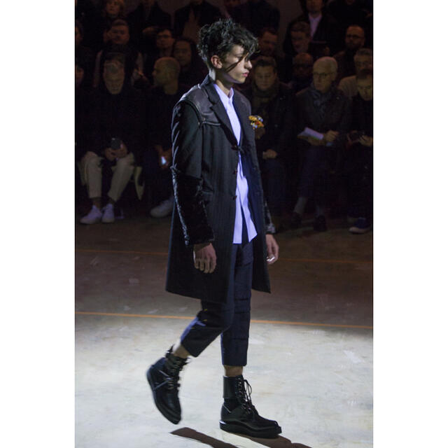 16AW 平和の鎧 コムデギャルソンオムプリュス クロップド カシメパンツ S-
