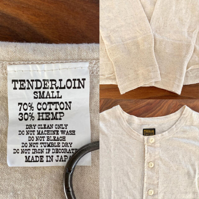 TENDERLOIN(テンダーロイン)のTENDERLOIN T-HENRY LONG ヘンリーネック ロンT メンズのトップス(Tシャツ/カットソー(七分/長袖))の商品写真