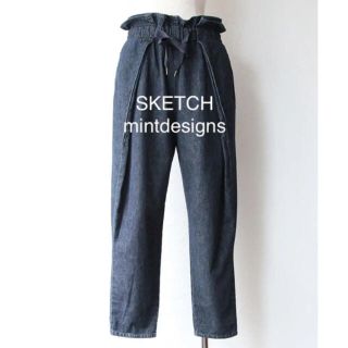 ミントデザインズ(mintdesigns)の美品　スケッチ　ミントデザイン　デニム　パンツ(デニム/ジーンズ)