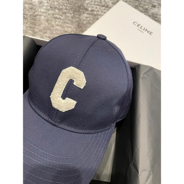 celine(セリーヌ)のセリーヌ　本物 CELINE 新作イニシャルベースボールキャップコットンM レディースの帽子(キャップ)の商品写真