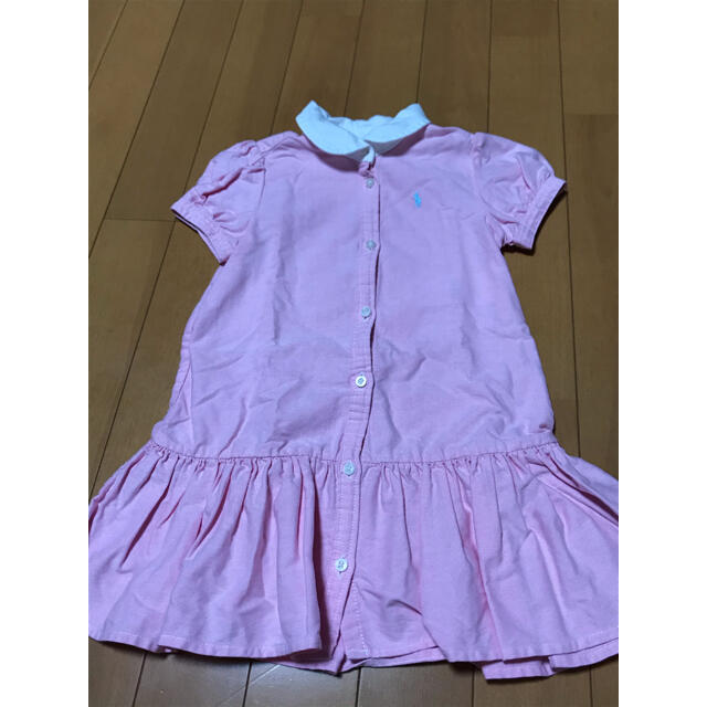 Ralph Lauren(ラルフローレン)のラルフローレン　オーダー　シャツワンピース キッズ/ベビー/マタニティのキッズ服女の子用(90cm~)(ワンピース)の商品写真