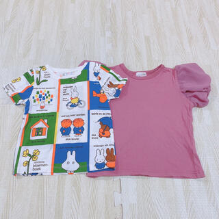 グラニフ(Design Tshirts Store graniph)のミッフィー Tシャツ トップス グラニフ 女の子 100.110 2点セット(Tシャツ/カットソー)