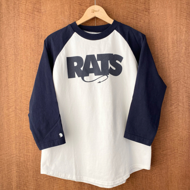 RATS(ラッツ)のRATS 初期 ラグランスリーブ 7分袖 Tシャツ 旧タグ メンズのトップス(Tシャツ/カットソー(七分/長袖))の商品写真