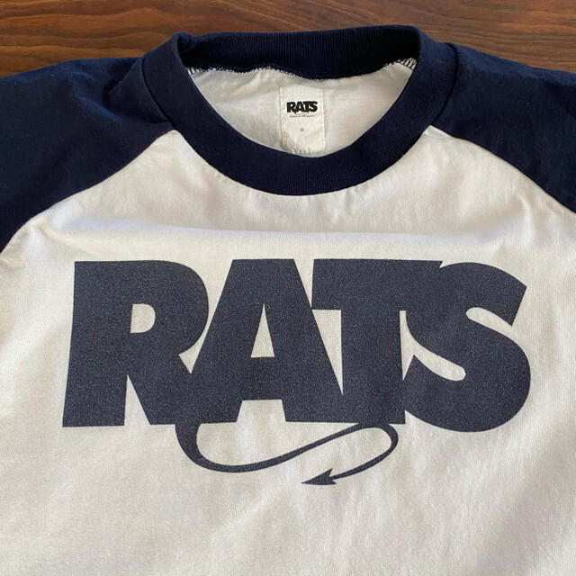 RATS(ラッツ)のRATS 初期 ラグランスリーブ 7分袖 Tシャツ 旧タグ メンズのトップス(Tシャツ/カットソー(七分/長袖))の商品写真