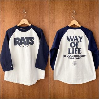 ラッツ(RATS)のRATS 初期 ラグランスリーブ 7分袖 Tシャツ 旧タグ(Tシャツ/カットソー(七分/長袖))