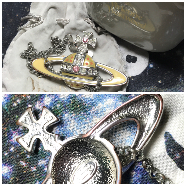 Vivienne Westwood(ヴィヴィアンウエストウッド)のヴィヴィアン バスレリーフ　オーブ　スター　ネックレス レディースのアクセサリー(ネックレス)の商品写真