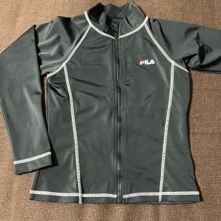 フィラ(FILA)のFILA ラッシュガード　140 黒　女子用(マリン/スイミング)