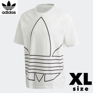 アディダス(adidas)の【新品】  アディダス　ビッグトレフォイル　Tシャツ　白　XL(Tシャツ/カットソー(半袖/袖なし))