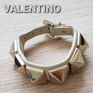 ヴァレンティノ(VALENTINO)のVALENTINO ロックスダッズレザーブレスレット(ブレスレット/バングル)