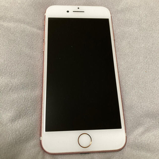 アイフォーン(iPhone)のiPhone7☆128GB ローズゴールド　au 液晶美品！(スマートフォン本体)