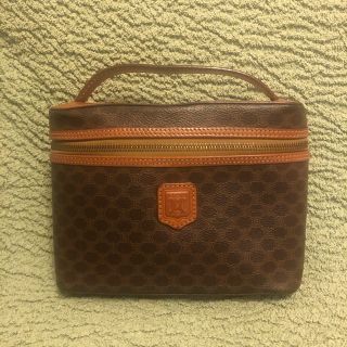 セリーヌ(celine)のセリーヌ　マカダム　バニティ　バッグ(ハンドバッグ)