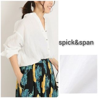 スピックアンドスパン(Spick & Span)のSPICK AND SPAN　ビックリネンシャツ(シャツ/ブラウス(長袖/七分))