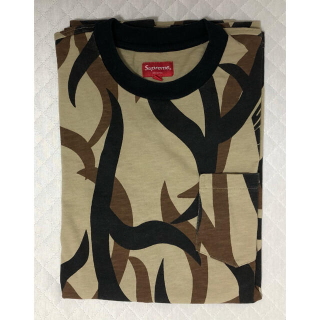 Supreme L/S Pocket Tee Tribal Camo【L】