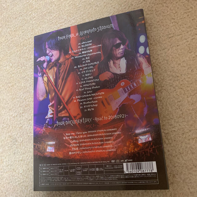 B'z ライブDVD「Pleasure 2018」