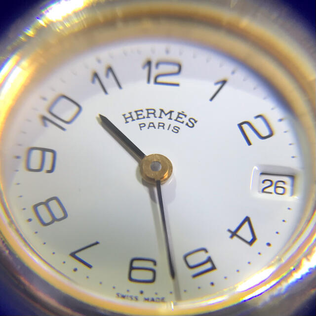Hermes クリッパー ゴールドコンビ レディースの通販 by 即購入okです^_^｜エルメスならラクマ - エルメス 腕時計 新品即納