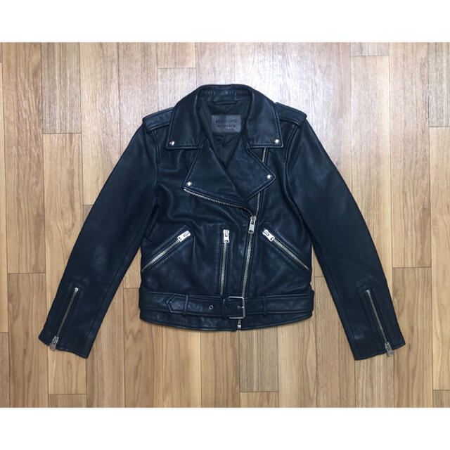 All Saints - 美品 ALLSAINTS レザージャケット ダブル ライダース 紺 All Saints - 美品 ALLSAINTS レザージャケット ダブル ライダース 紺