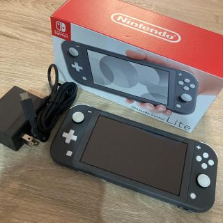 ニンテンドースイッチ(Nintendo Switch)のSwitchライト　グレー(家庭用ゲーム機本体)