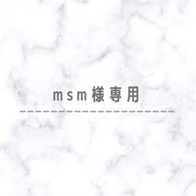 ✴︎msm様専用ページ✴︎の通販 by tepi-tepi :)'s shop|ラクマ
