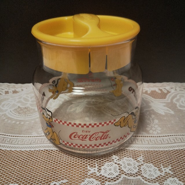 コカ・コーラ(コカコーラ)のコカ・コーラプルートガラス容器 非売品 インテリア/住まい/日用品のキッチン/食器(グラス/カップ)の商品写真