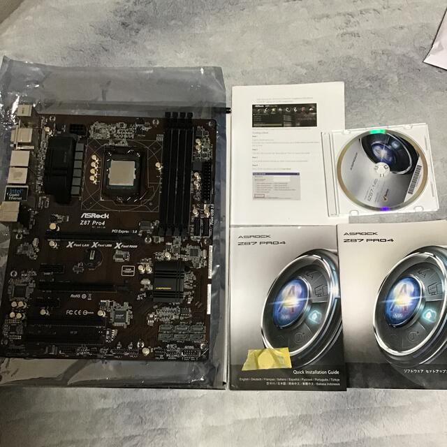 z87 + i7 4770k + メモリ2GBx4