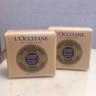 ロクシタン(L'OCCITANE)の【最終お値下げ✳︎】ロクシタンヴァーベナ化粧石鹸２個セット(ボディソープ/石鹸)