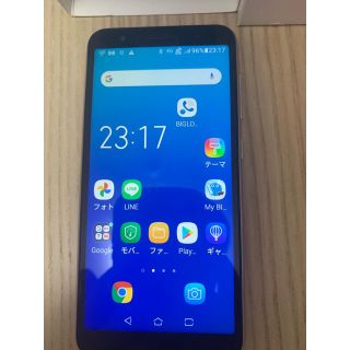 ゼンフォン(ZenFone)のzenfone live L1 ゴールド　32GB SIMフリー(スマートフォン本体)