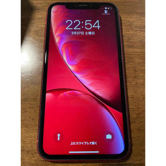 【美品】iPhoneXR 64GB レッド