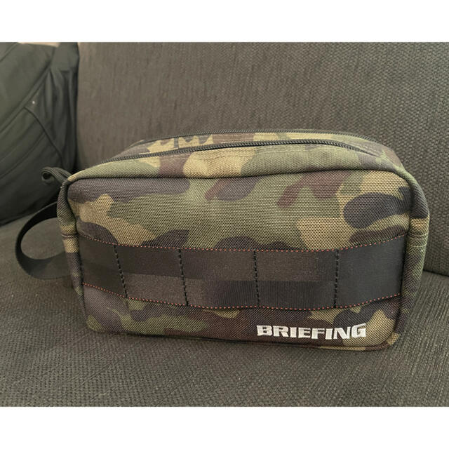 BRIEFING(ブリーフィング)のBRIEFING DOUBLE ZIP POUCH-3 ゴルフ メンズのバッグ(セカンドバッグ/クラッチバッグ)の商品写真