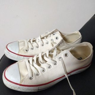 コンバース(CONVERSE)のCONVERSEコンバース キャンバス オールスターOX 27センチ　生成り(スニーカー)