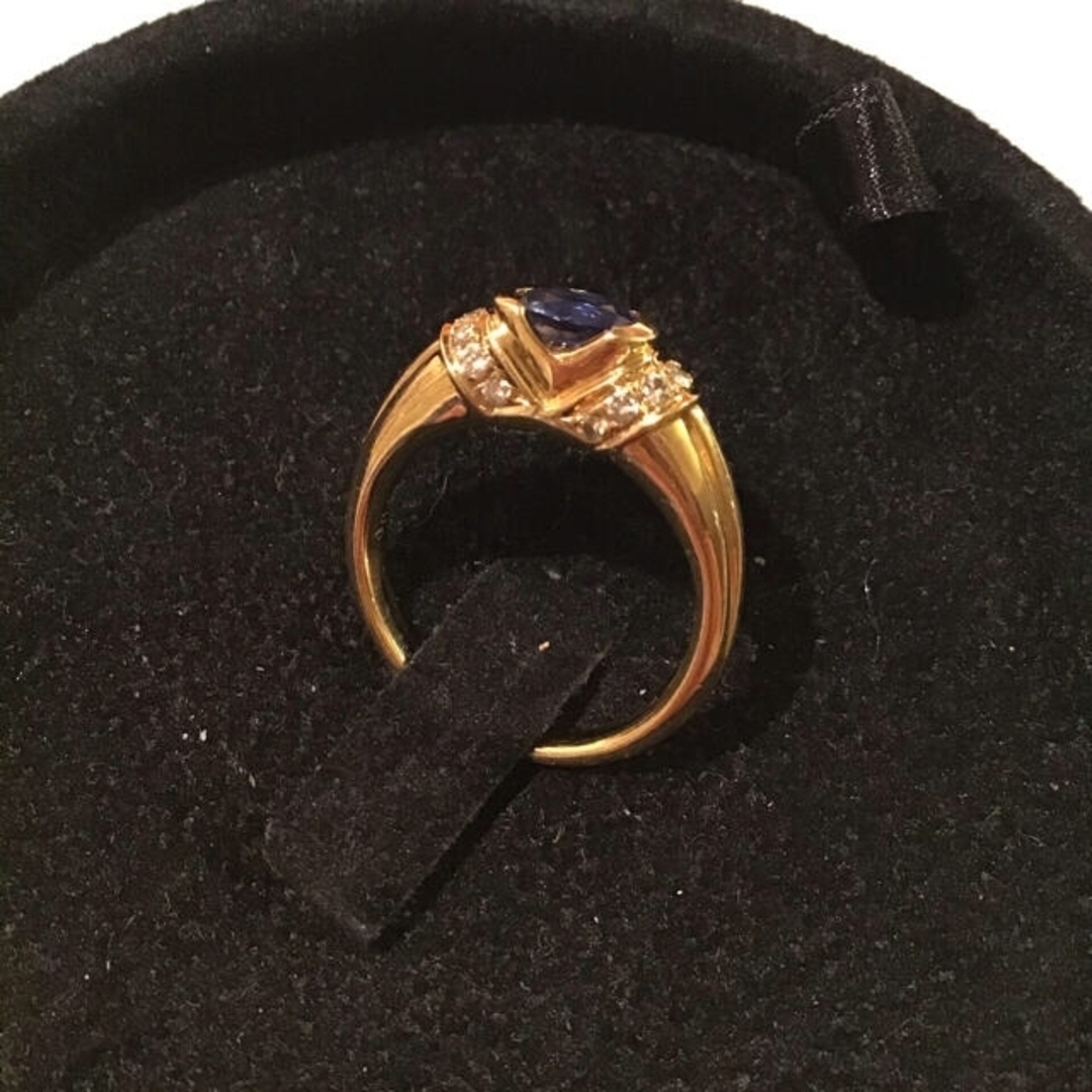 サファイアダイヤモンド💍イタリアンリング レディースのアクセサリー(リング(指輪))の商品写真