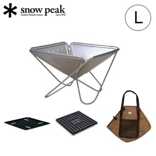 スノーピーク(Snow Peak)の新品未使用　スノーピーク 焚き火台 焚火台Lスターターセット SET-112S(その他)