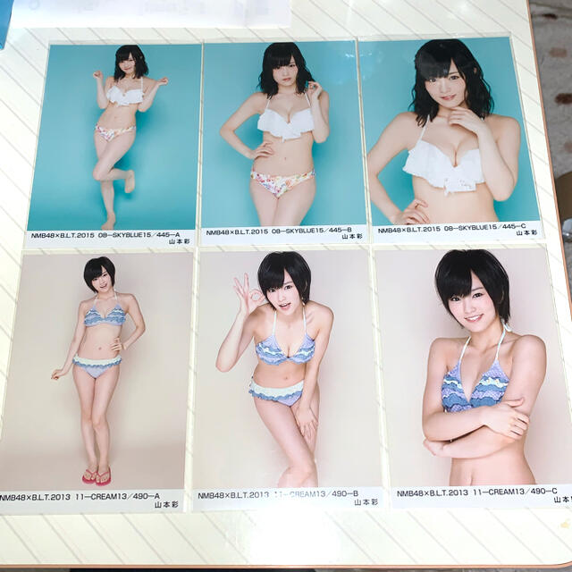 NMB48 山本彩 生写真セット③ 水着 グラビア-