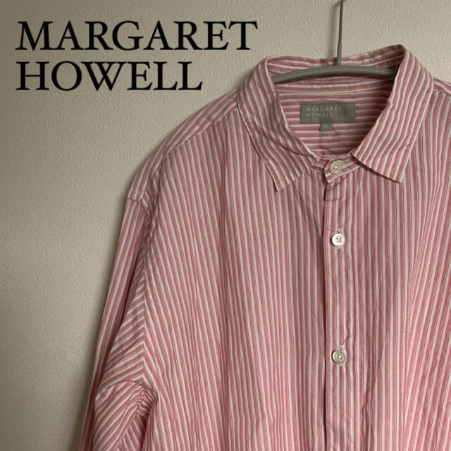 MARGARET HOWELL(マーガレットハウエル)のMARGARET HOWELL マーガレットハウエル　メンズ　シャツ　サイズM メンズのトップス(シャツ)の商品写真