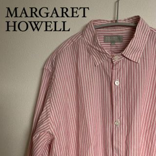 マーガレットハウエル(MARGARET HOWELL)のMARGARET HOWELL マーガレットハウエル　メンズ　シャツ　サイズM(シャツ)