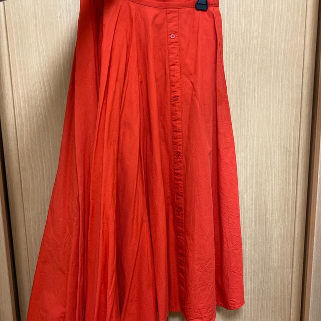 BABYLONE(バビロン)のフレアロングスカート レディースのスカート(ロングスカート)の商品写真