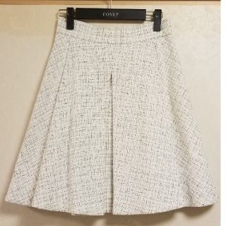 フォクシー(FOXEY)の【loveNYさま専用】FOXEY NEW YORK ツイードスカート(ひざ丈スカート)