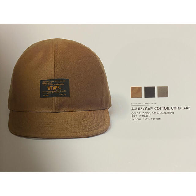 WTAPS A-3 キャップ ダブルタップス CAP OLIVE ネイバーフッド