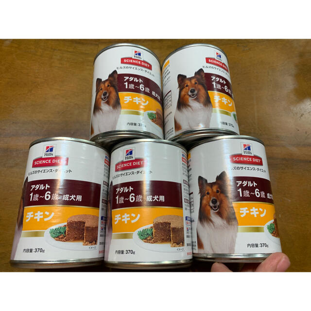 hills style(ヒルズスタイル)の(Hills ヒルズ) 缶 アダルト1〜6歳 成犬用 チキン 370g その他のペット用品(犬)の商品写真