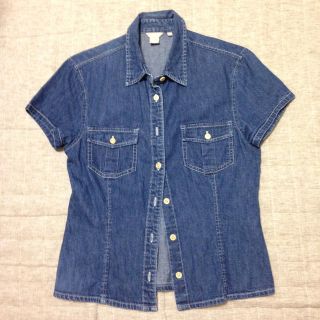 ジェイクルー(J.Crew)のJ.CREW デニムシャツ(シャツ/ブラウス(半袖/袖なし))