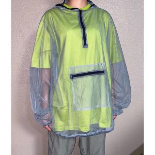 コムデギャルソン(COMME des GARCONS)のdead stock xxl オーバーサイズ モスキートパーカー シアーシャツ(ナイロンジャケット)