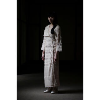 Mame ロングカーディガン wrap-front knitted dress grw.com.mx