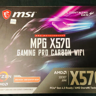 【超美品】MSI X570 GAMING PRO CARBON WIFI(PCパーツ)